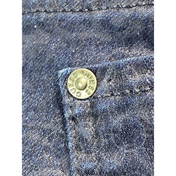 Guess Maxine Low Rise Jegging Skinny Fit Dark Blue Floral Women's Size 26x30 - Picture 6 of 10